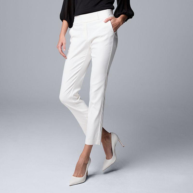 Womens Simply Vera Vera Wang Modern Ankle Pants Product Image