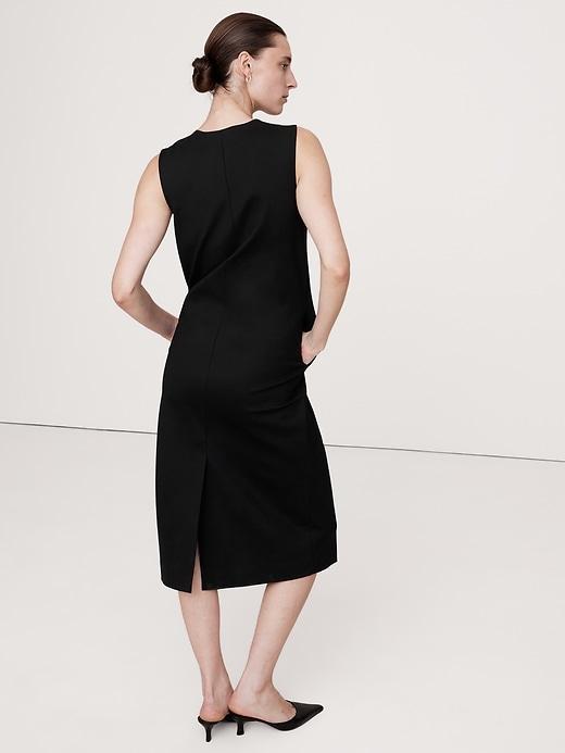 Everywhere Ponte Column Midi Dress Product Image