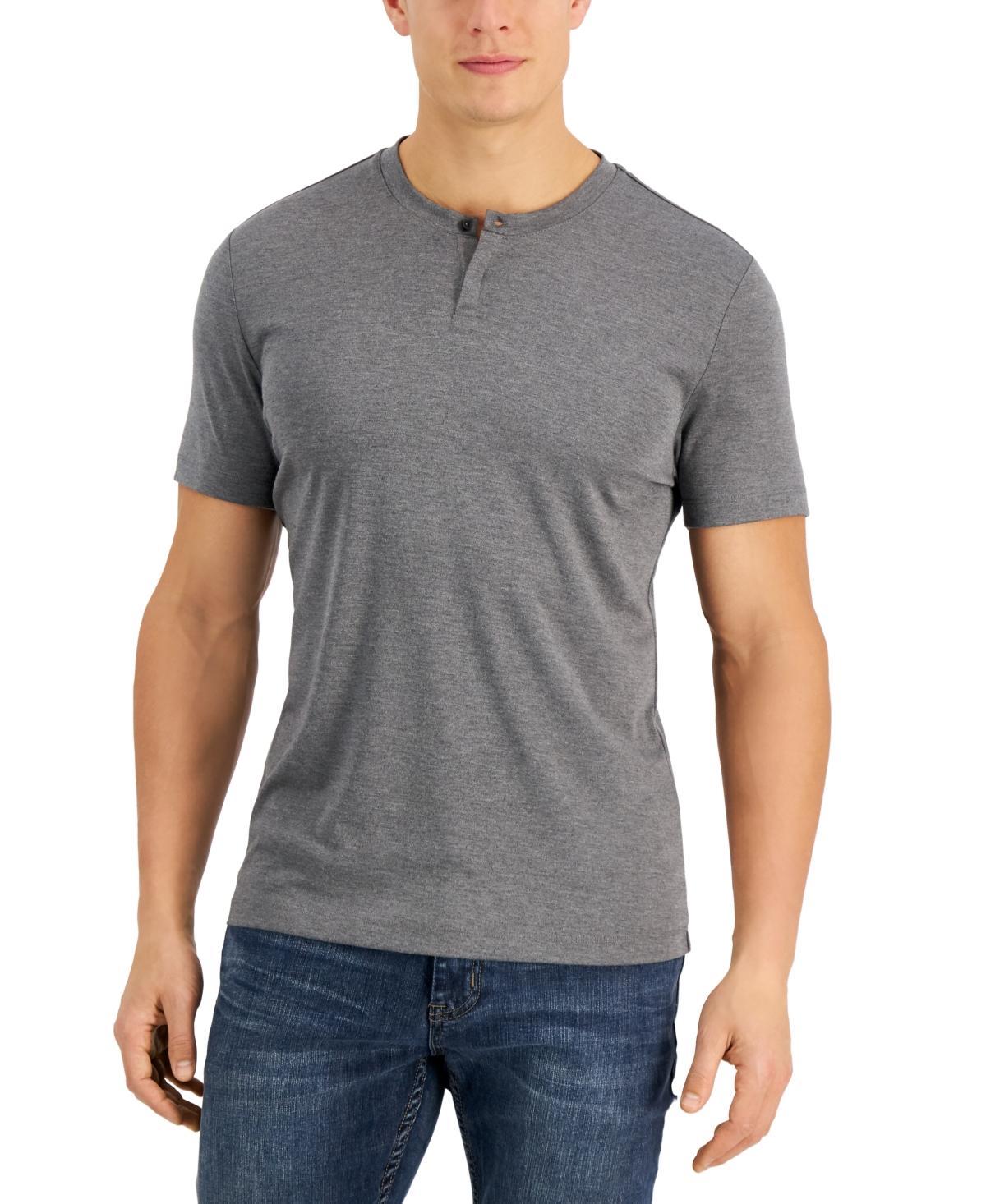 Alfani Mens Solid Henley, Created for Macys Product Image