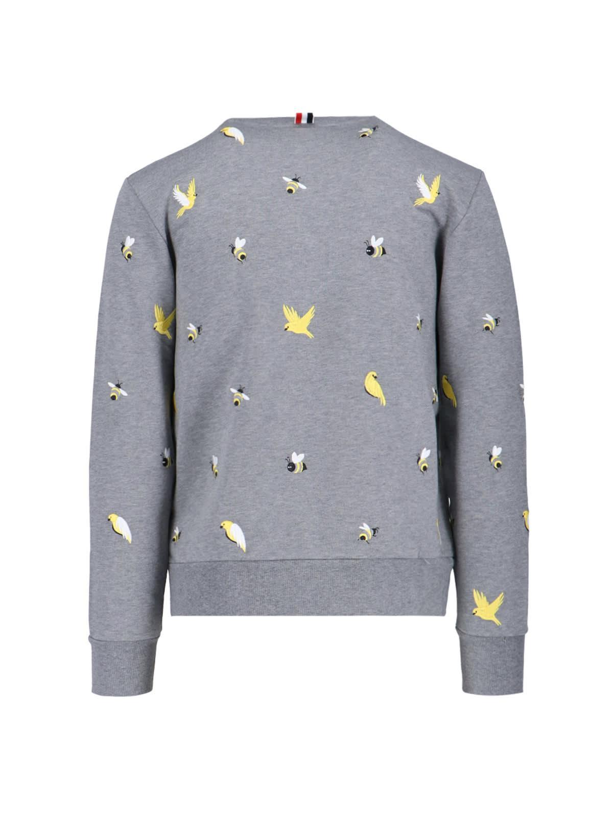 Crewneck Sweatshirt In Gray Product Image