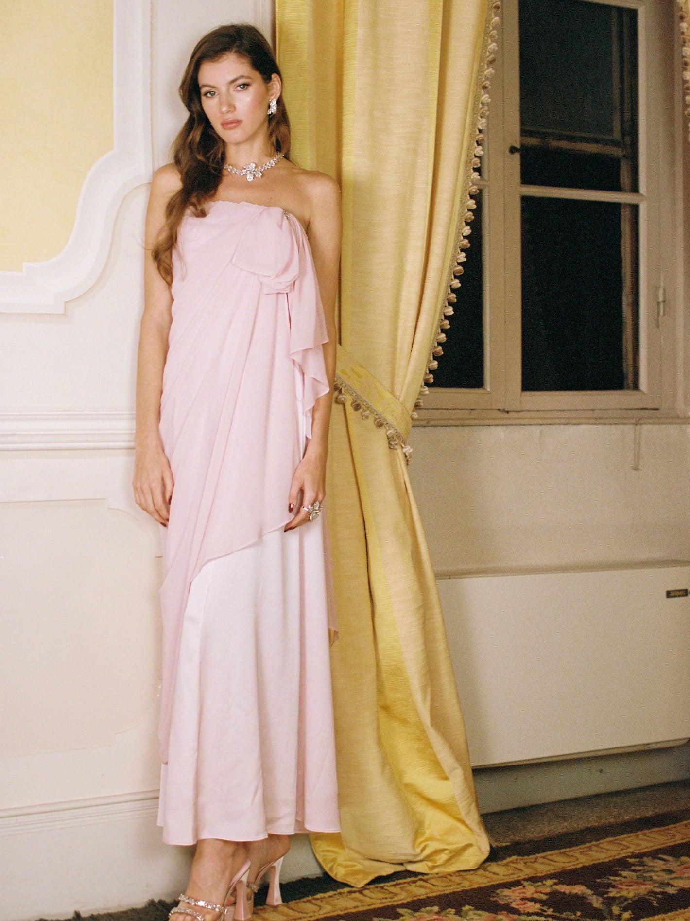 Lindsey Dress (Pink) Product Image