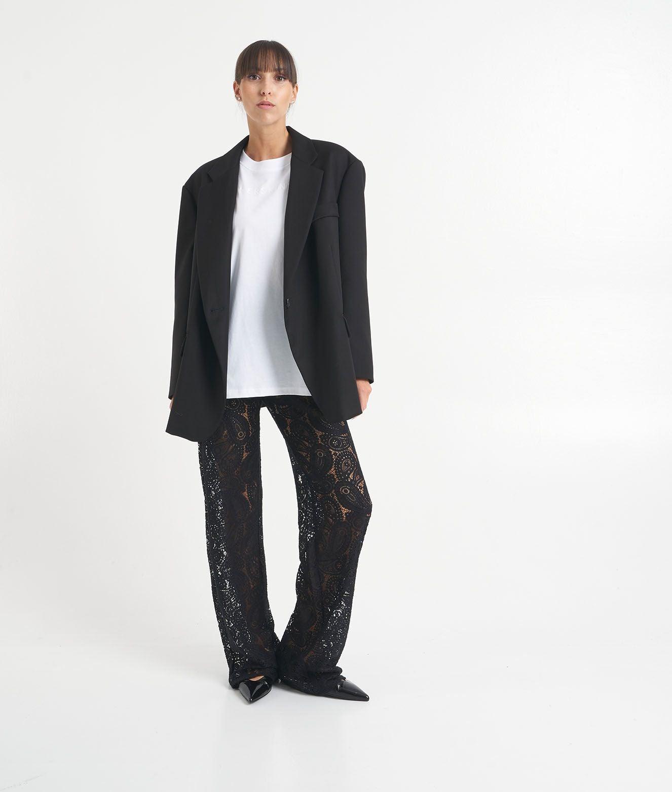 Pantaloni in pizzo paisley Female Product Image