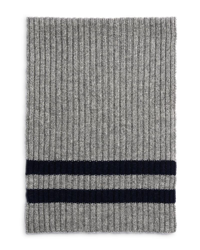 The Mens Store at Bloomingdales Striped Knit Scarf - Exclusive Product Image