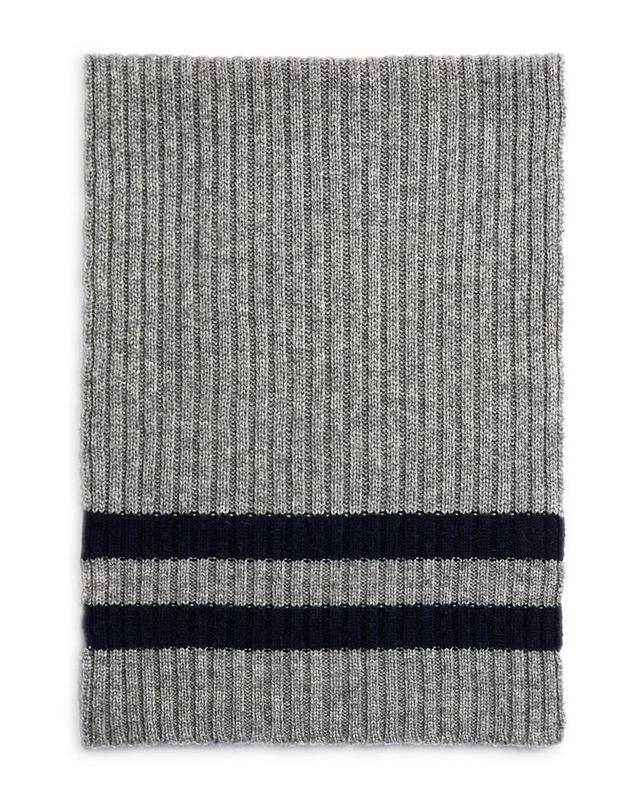 The Mens Store at Bloomingdales Striped Knit Scarf - Exclusive Product Image