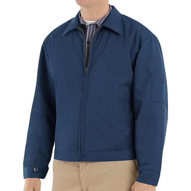 Mens Red Kap Slash-Pocket Jacket Blue Product Image