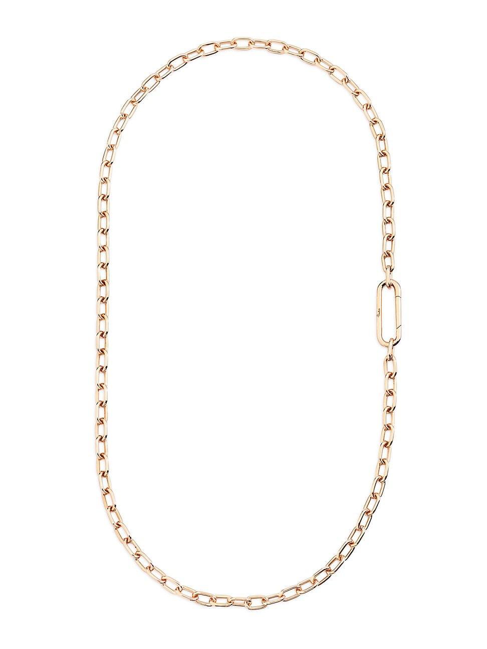 Womens Iconica 18K Rose Gold Chain Necklace Product Image