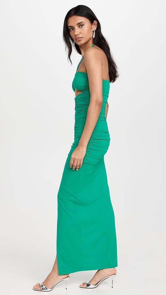 Susana Monaco Gathered Front Halter Dress | Shopbop Product Image