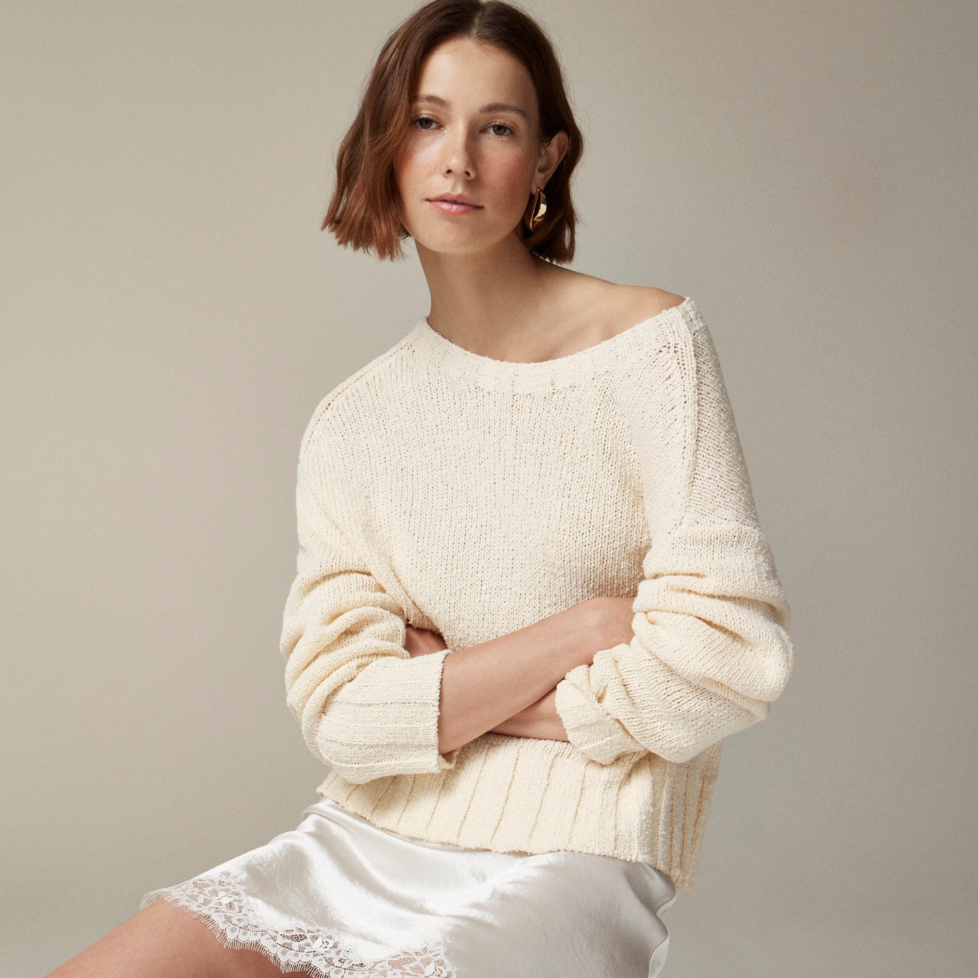 Relaxed crewneck sweater Product Image