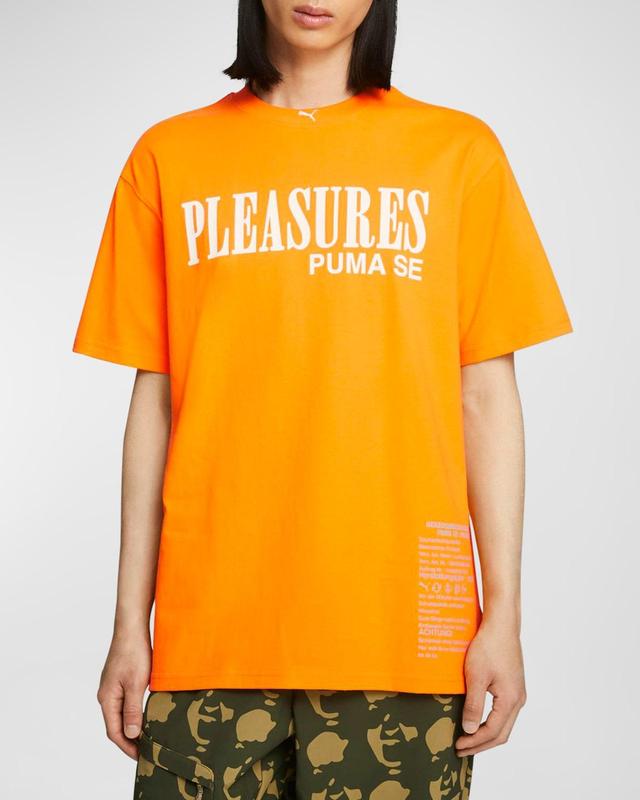 x Pleasures Mens Typo T-Shirt Product Image