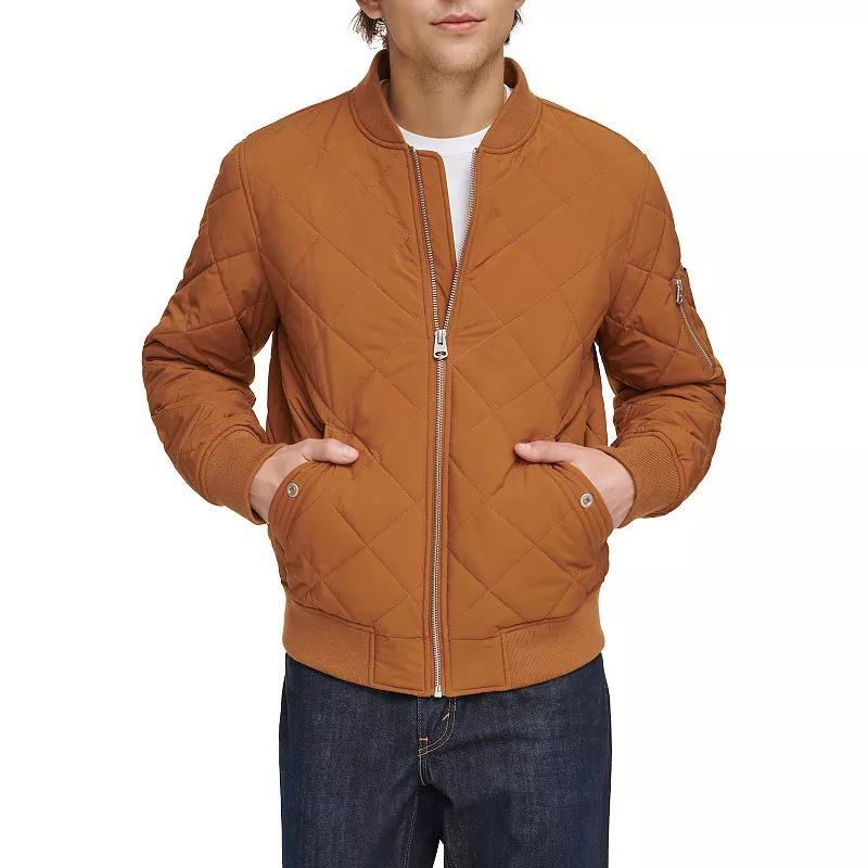 Mens Levis Diamond Quilted Bomber Jacket Product Image