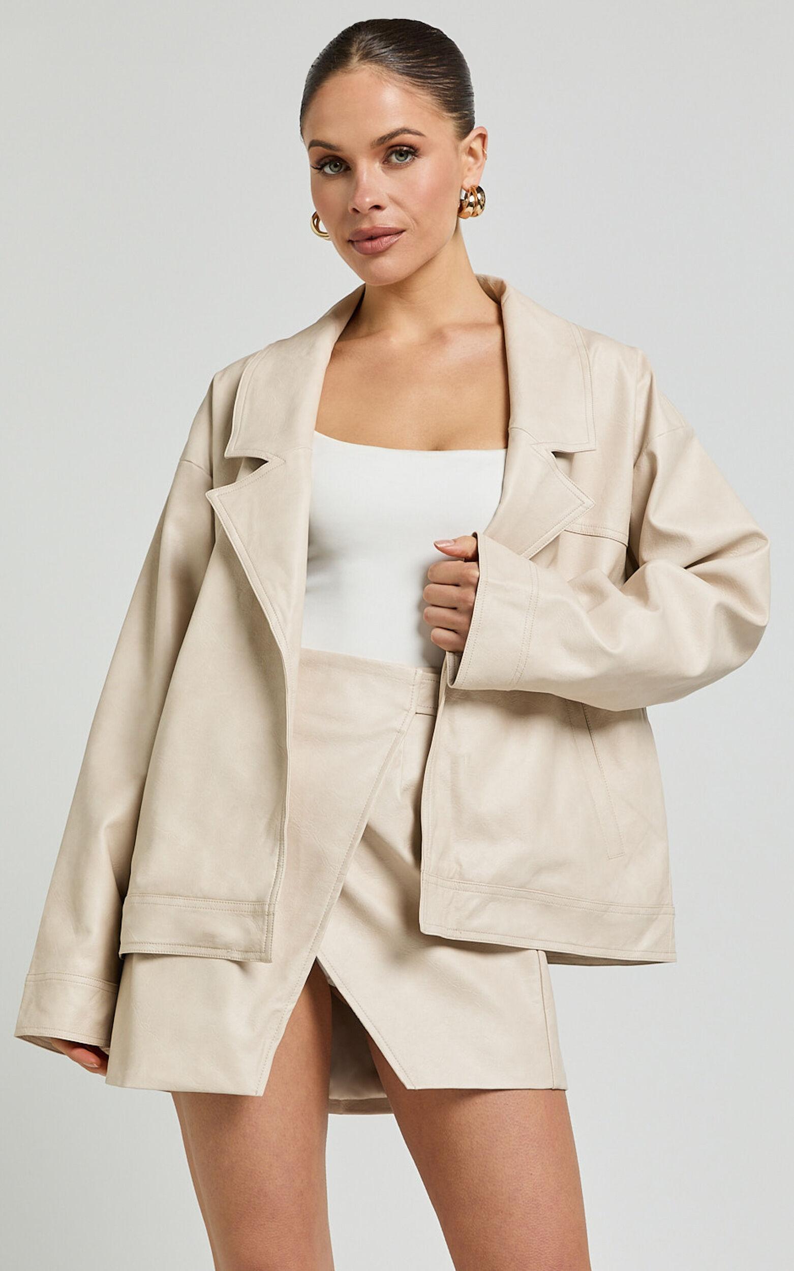 Sndys The Label - Royce Oversized Jacket in Stone Product Image