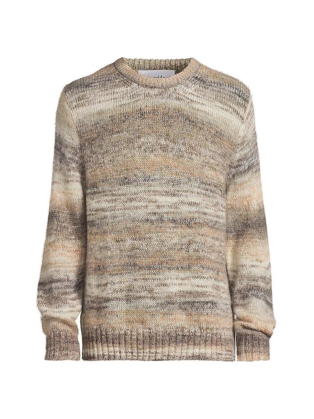 Mens Space-Dye Mohair-Blend Sweater Product Image