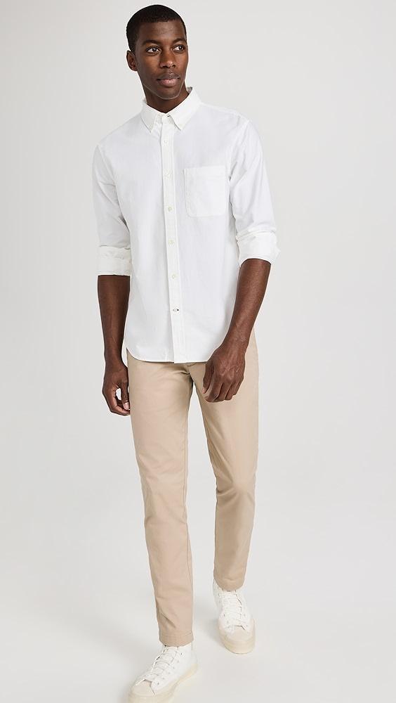 Club Monaco Long Sleeve Solid Oxford Shirt | Shopbop Product Image