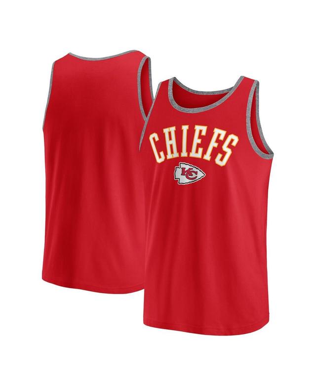 Fanatics Mens Red Kansas City Chiefs Bet Tank Top - Red Product Image