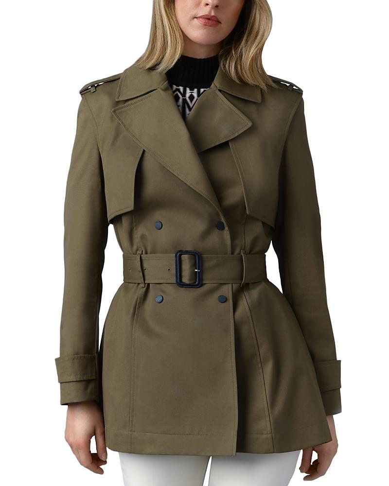 Womens Adva Mid-Length Buckled Trench Jacket Product Image