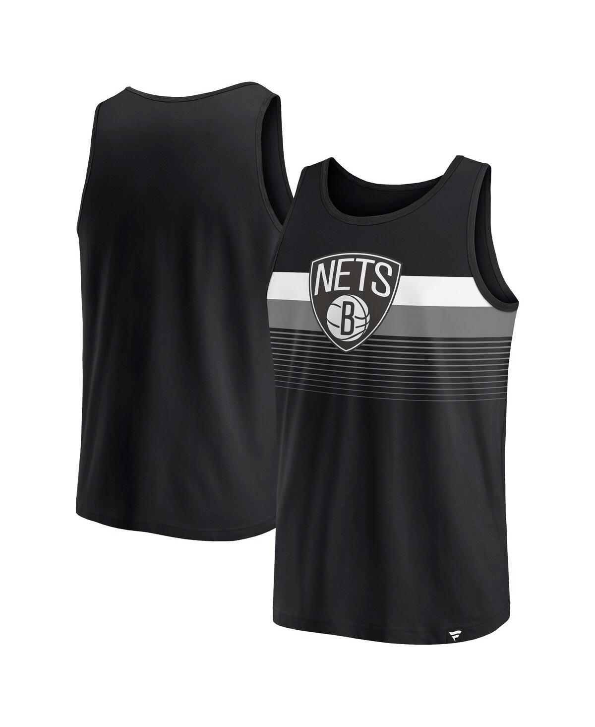 Fanatics Mens Black Brooklyn Nets Wild Game Tank Top Product Image