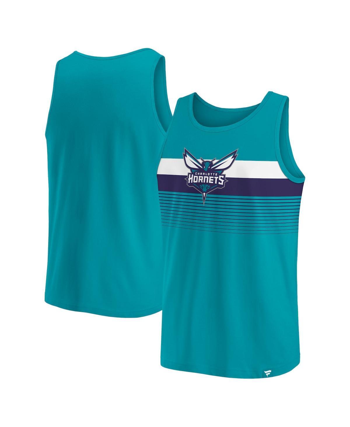 Fanatics Mens Teal Charlotte Hornets Wild Game Tank Top Product Image