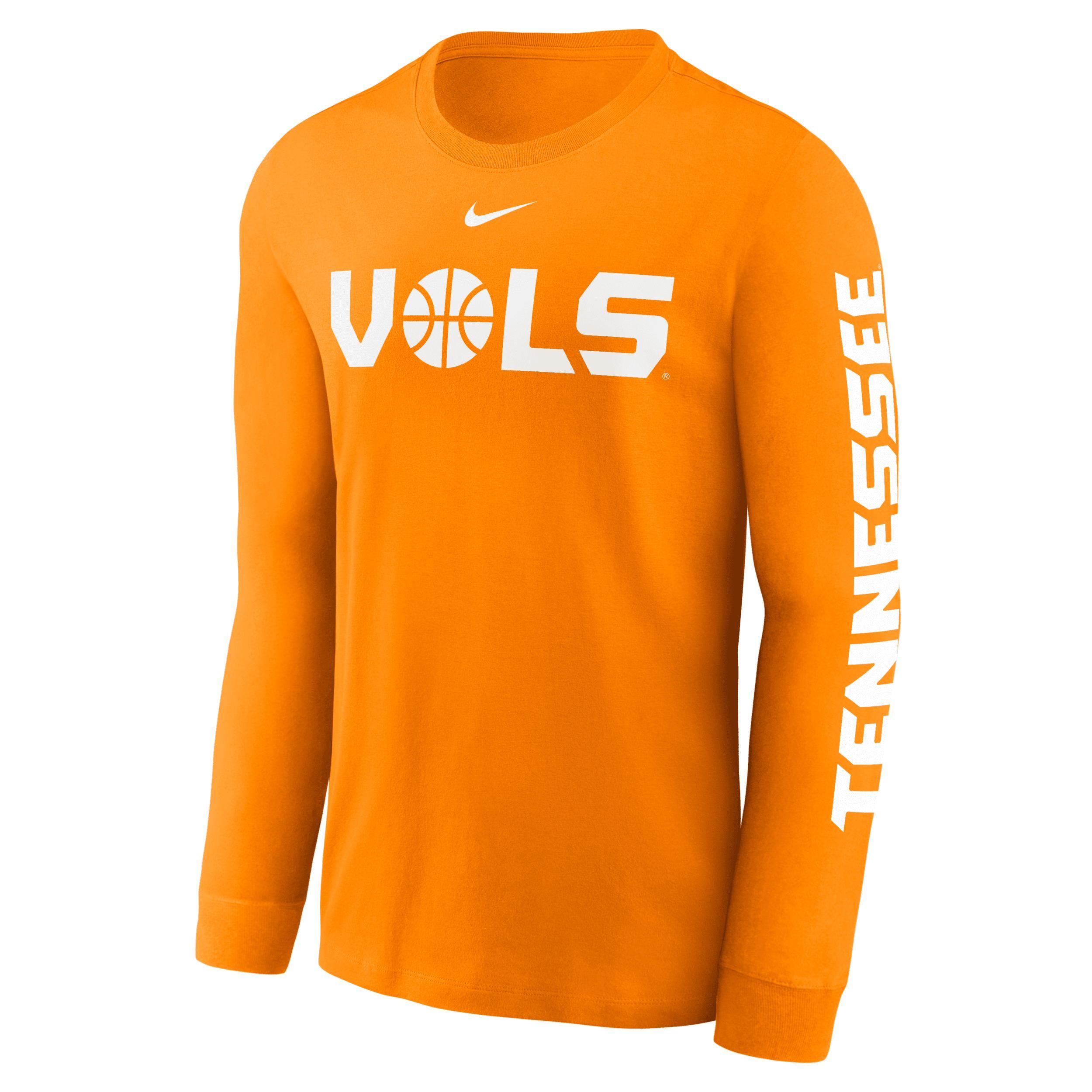 Tennessee Volunteers Basketball Icon Men's Nike College Long-Sleeve T-Shirt Product Image