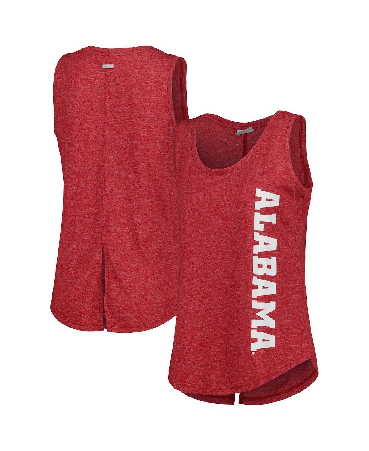 Womens Columbia Crimson Alabama Crimson Tide Cades Cape Omni-Wick Tri-Blend Tank Top Product Image