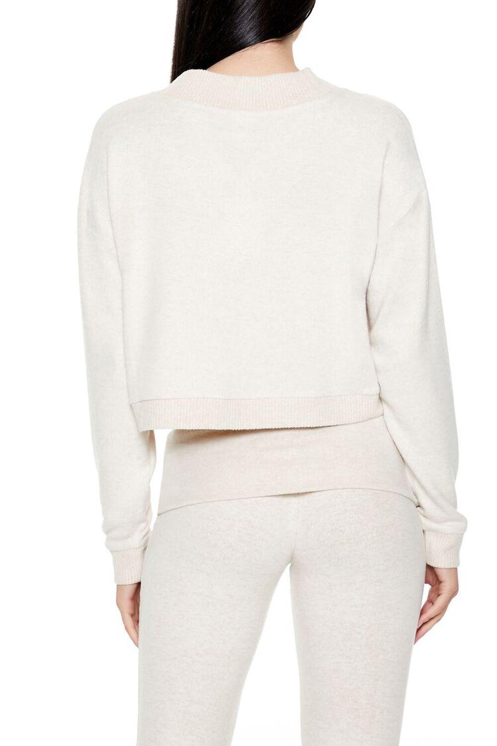 Boxy Cropped Pajama Pullover | Forever 21 Product Image