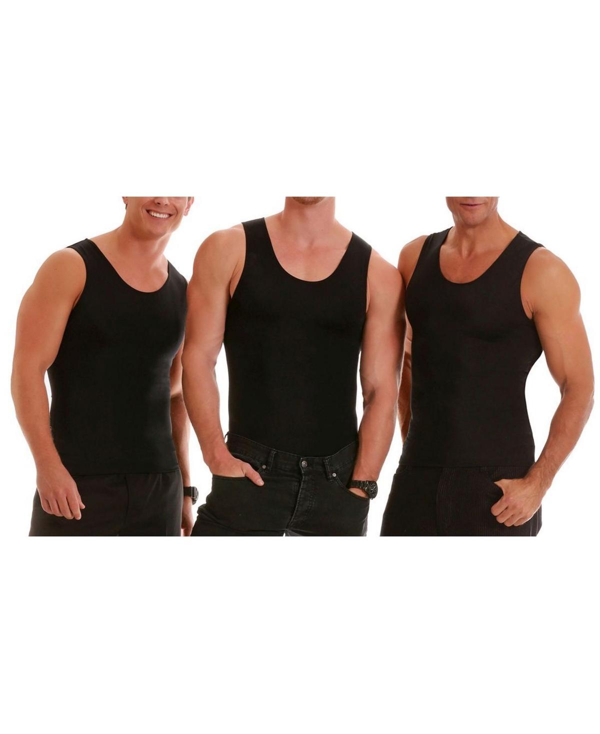 Insta Slim Mens 3 Pack Compression Muscle Tank T-Shirts product image