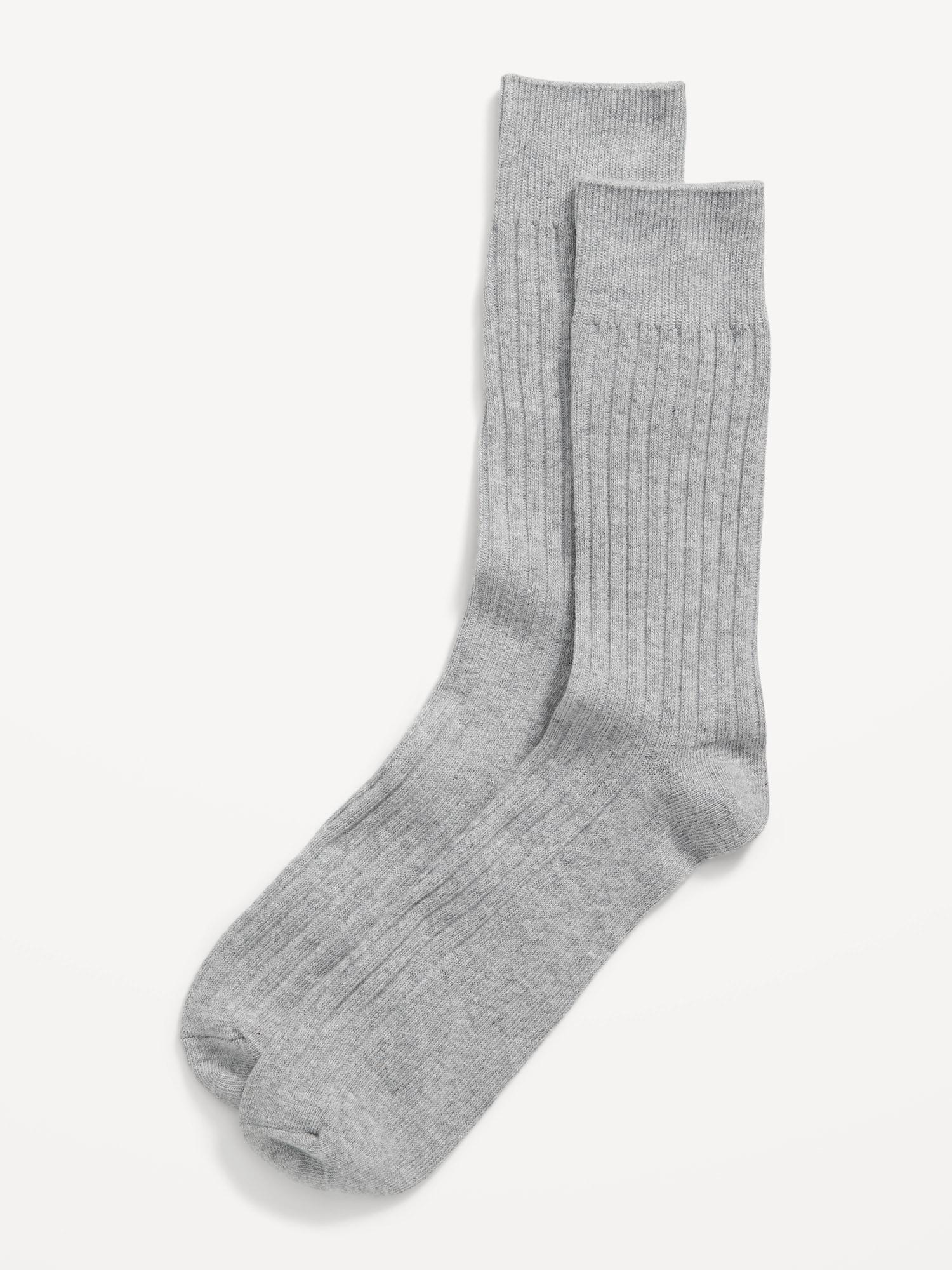 Rib-Knit Crew Socks Product Image