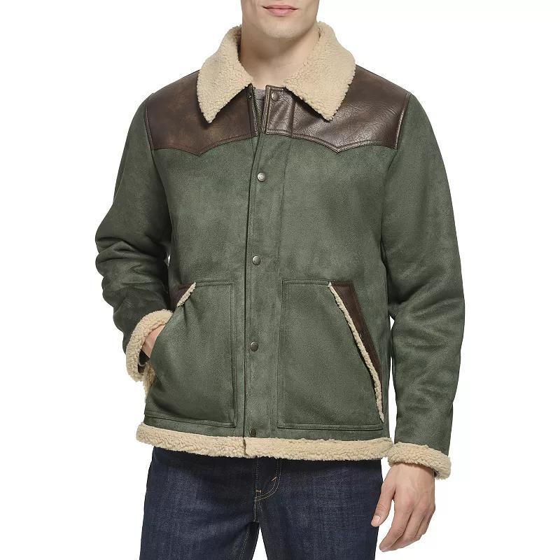 Levis Faux Shearling With Faux  Sherpa Collar Rancher Jacket Product Image