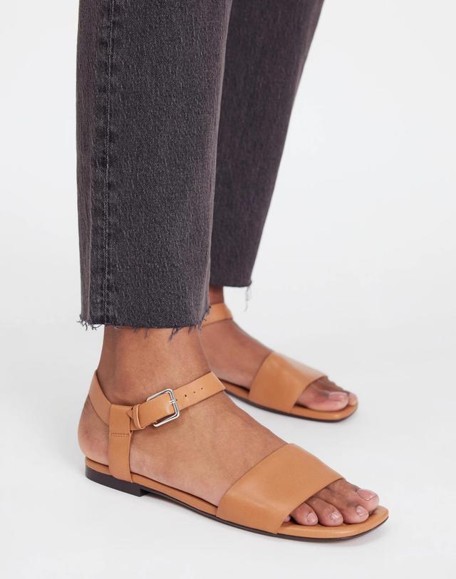 The Karla Ankle-Strap Sandal in Leather Product Image