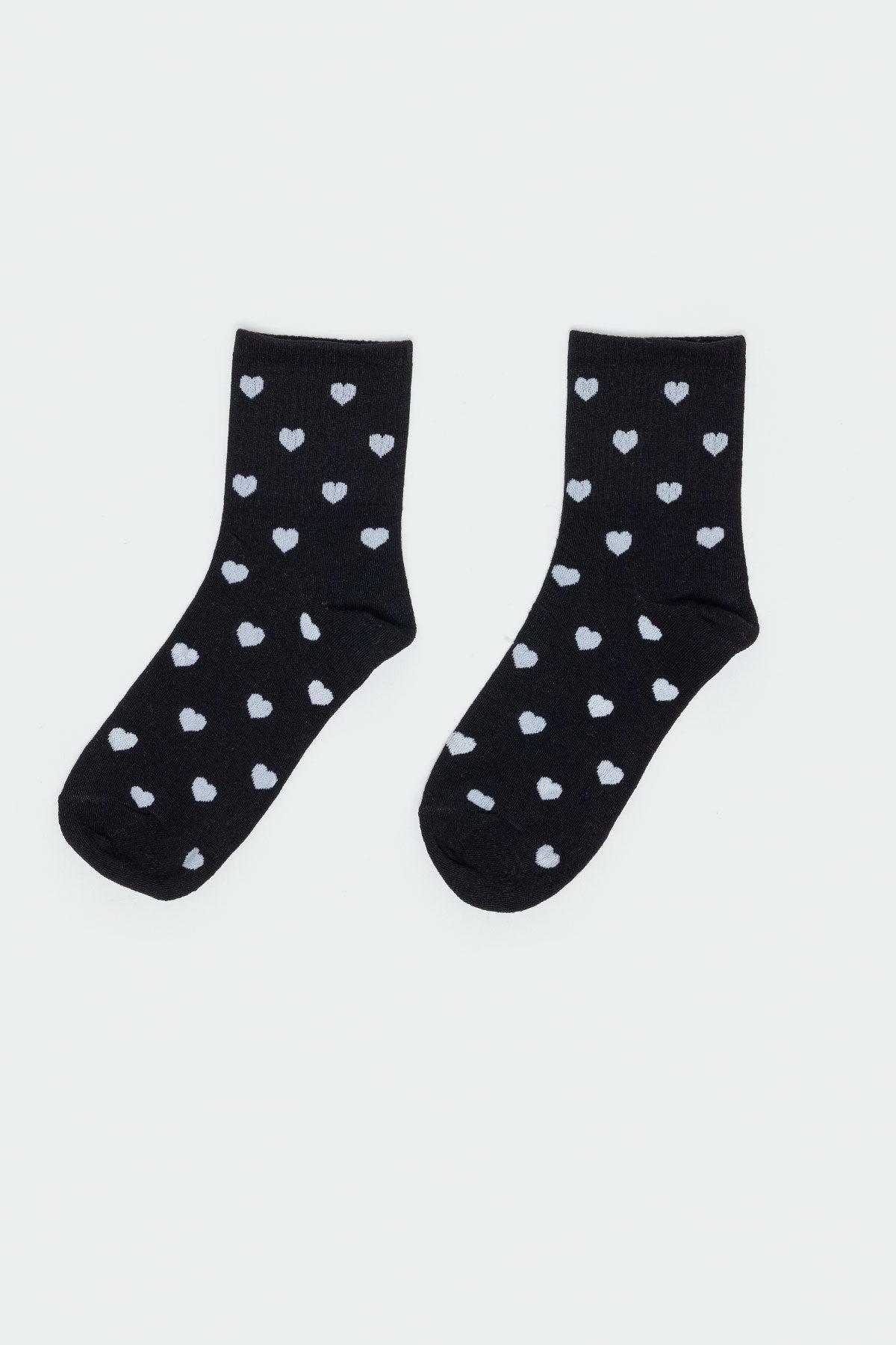 Heart Printed Socks Product Image