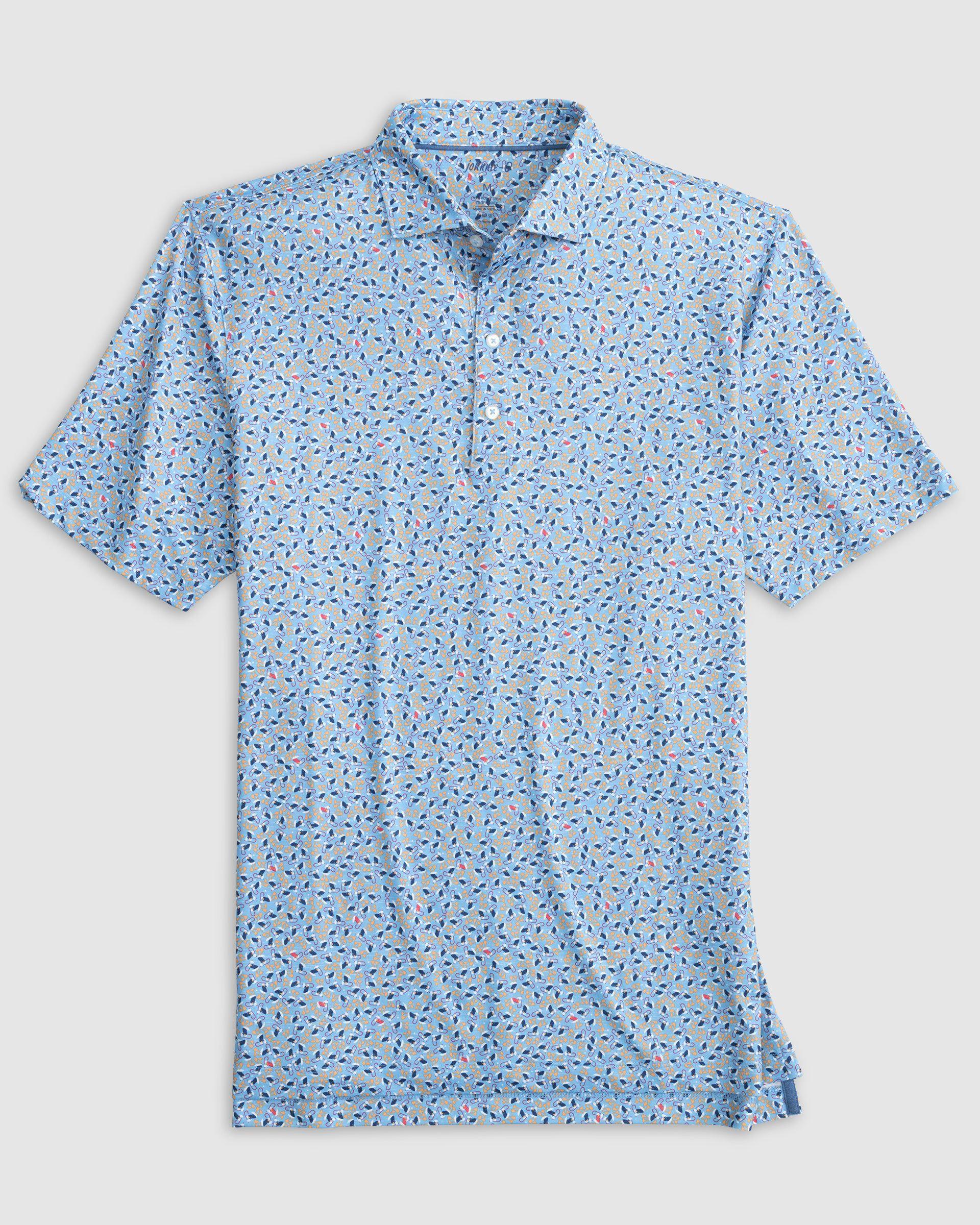 Duck Hook Printed Jersey Performance Polo Male Product Image