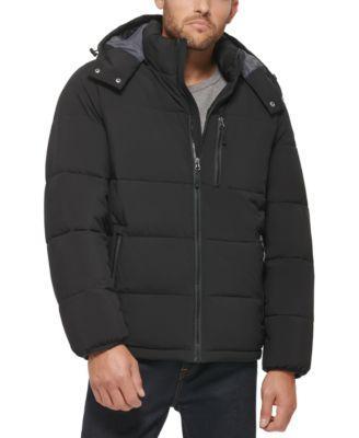 Club Room Mens Stretch Hooded Puffer Jacket, Created for Macys Product Image