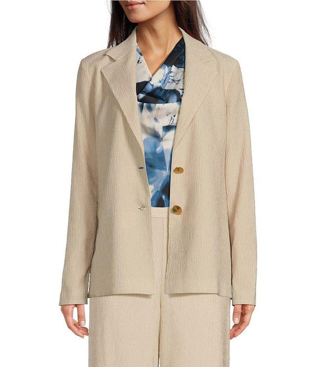 Donna Karan Notch Collar Long Sleeve Coordinating Jacket Product Image