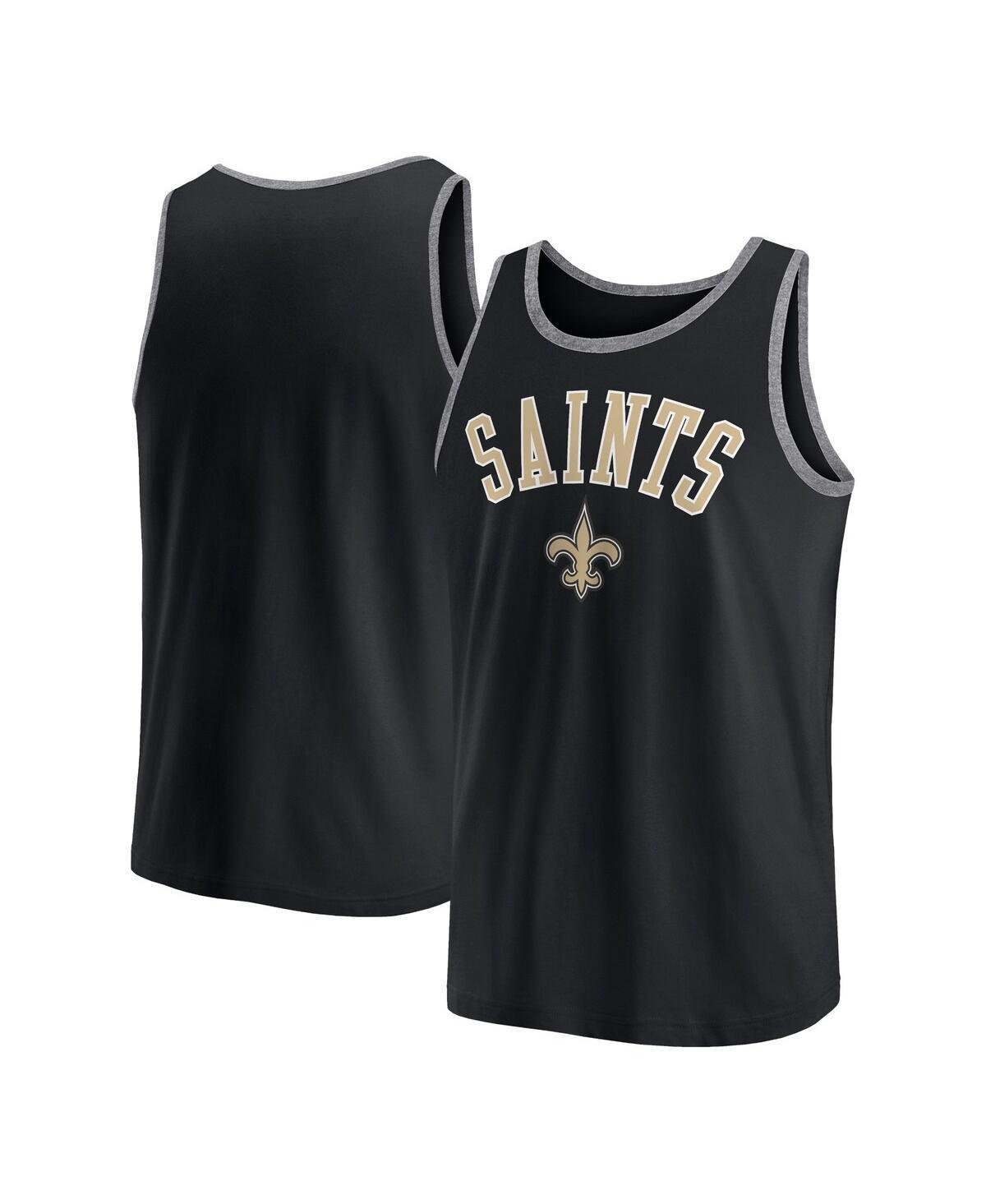 Fanatics Mens Black New Orleans Saints Bet Tank Top - Black Product Image