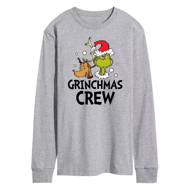 Mens Dr. Seuss Grinch Grinchmas Crew Long Sleeve Tee Product Image