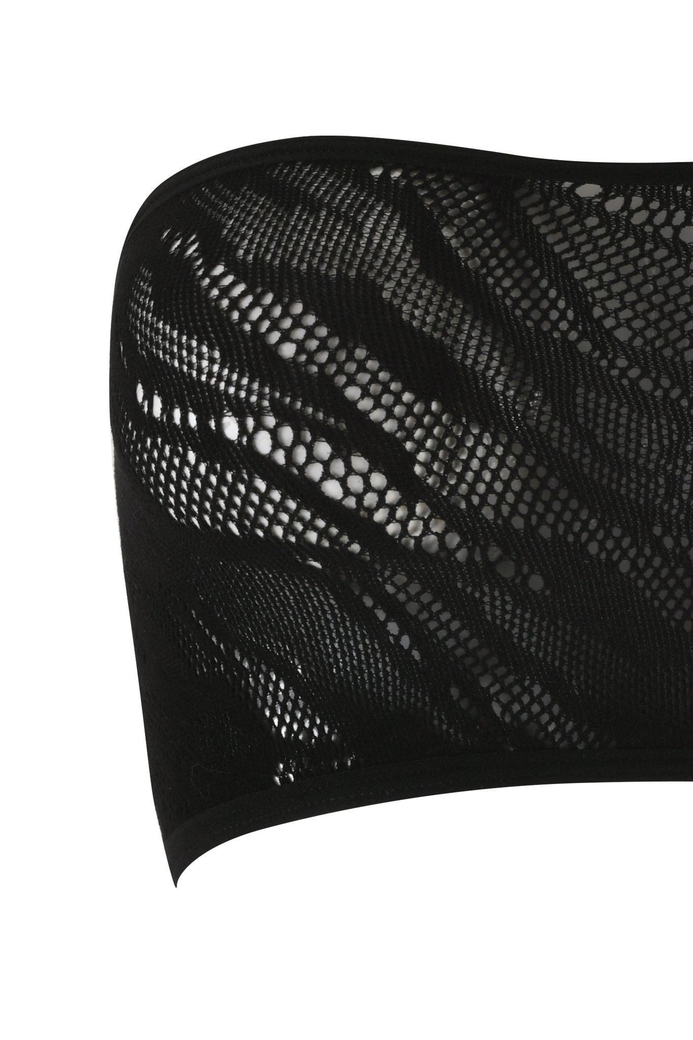 TARAJI BANDEAU - BLACK : ZEBRA Product Image