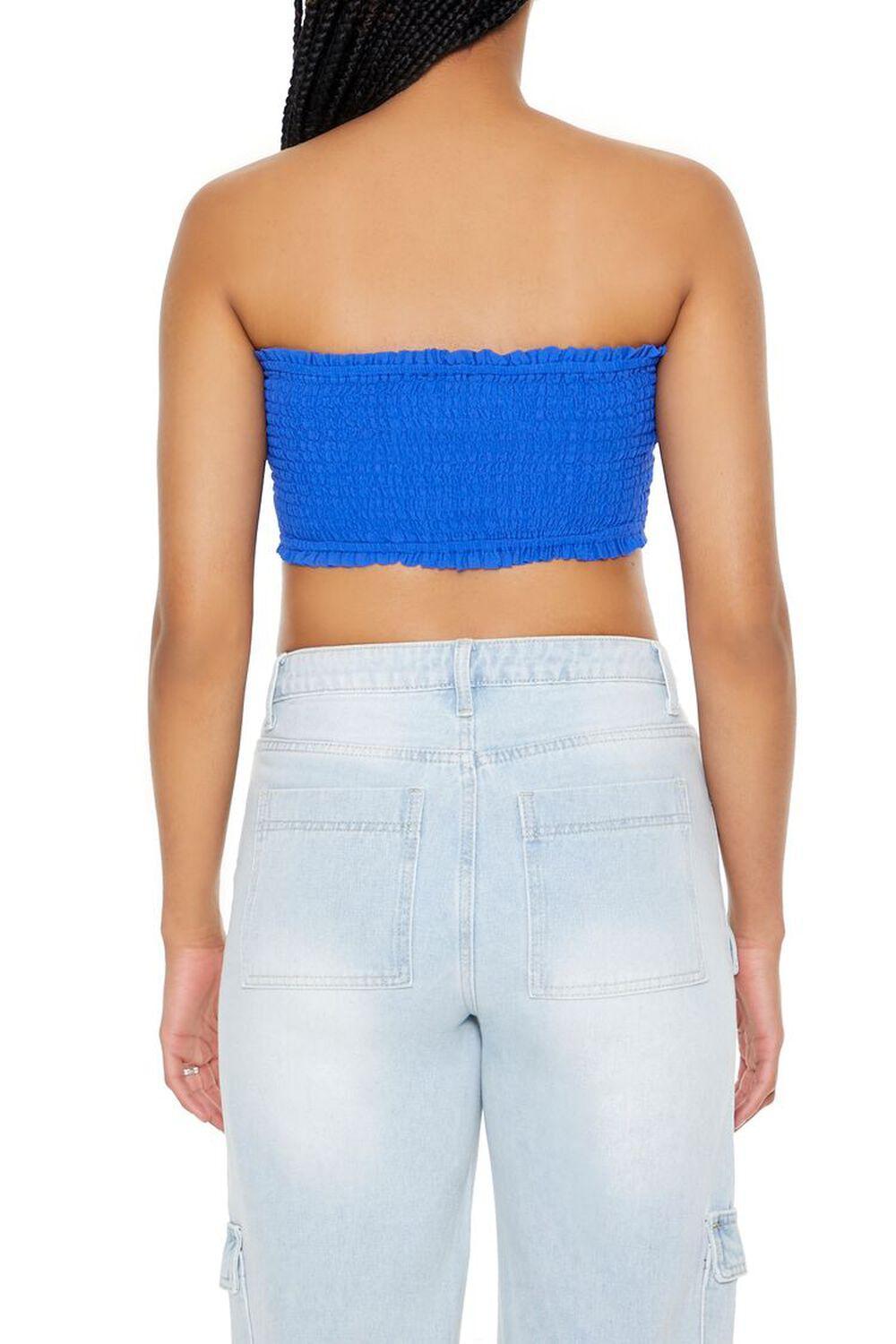 Smocked Tube Crop Top | Forever 21 Product Image