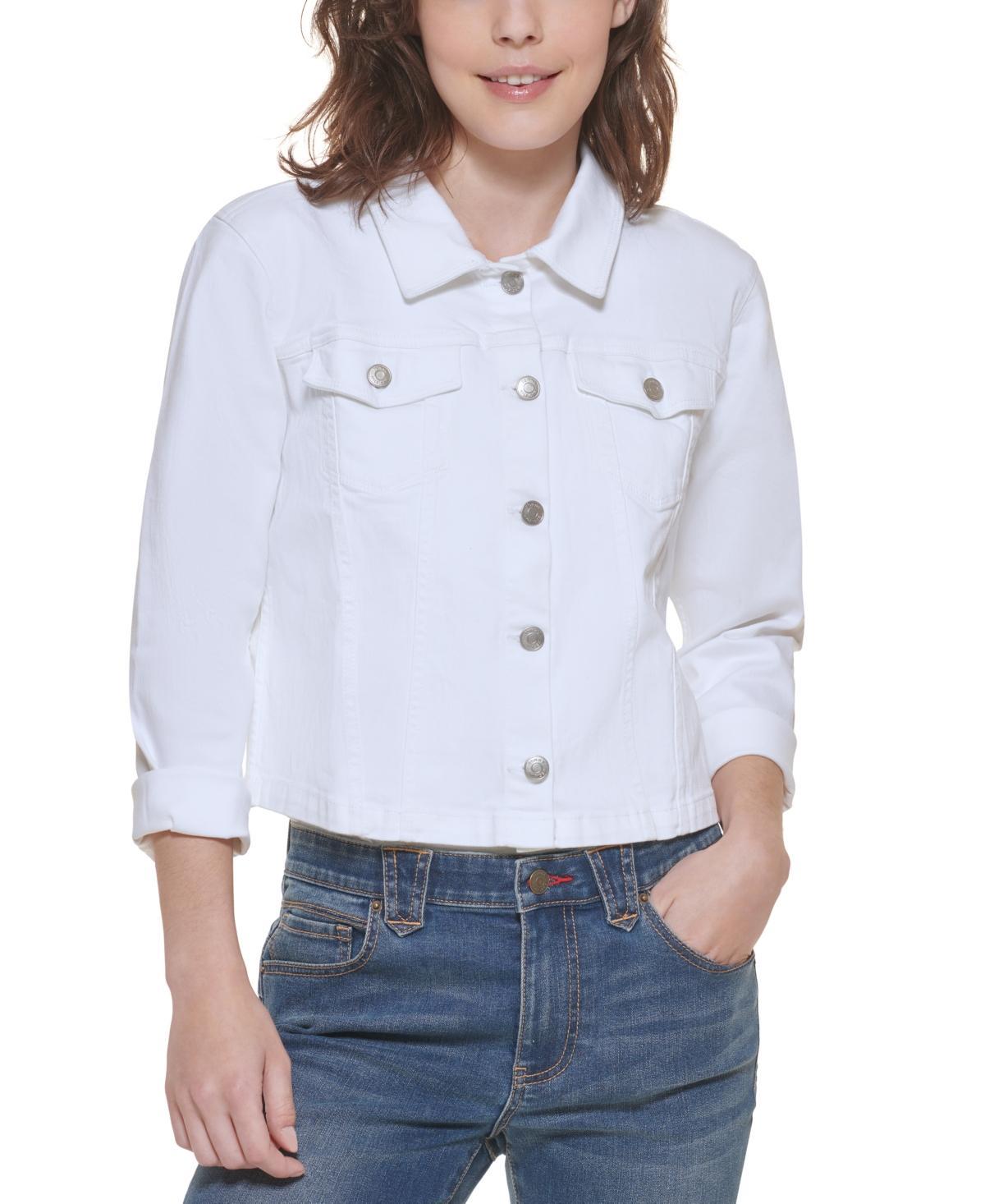 Tommy Hilfiger Denim Jacket (Chesapeake Wash) Women's Clothing Product Image