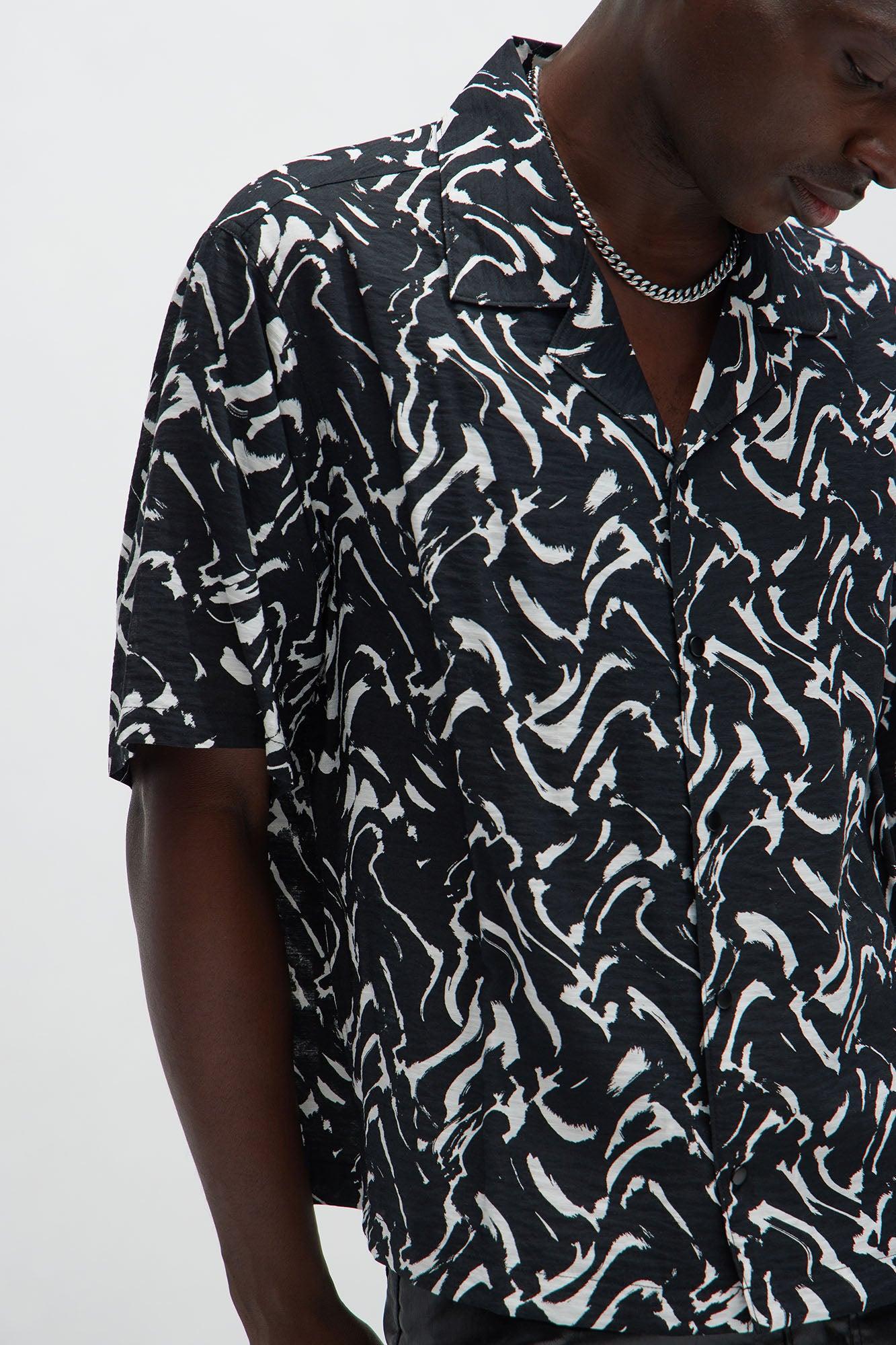 Mark Boxy Shirt - Black/combo Product Image