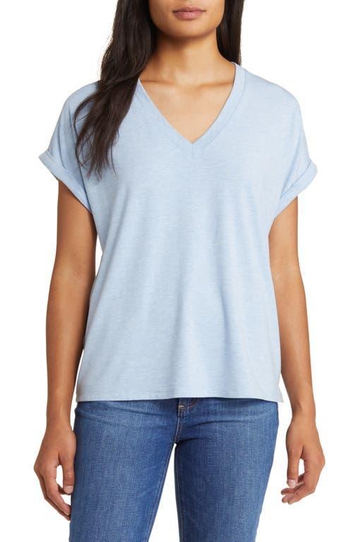 Tommy Bahama Kauai Jersey V-Neck Tee (Tea Leaf) Women's Clothing Product Image