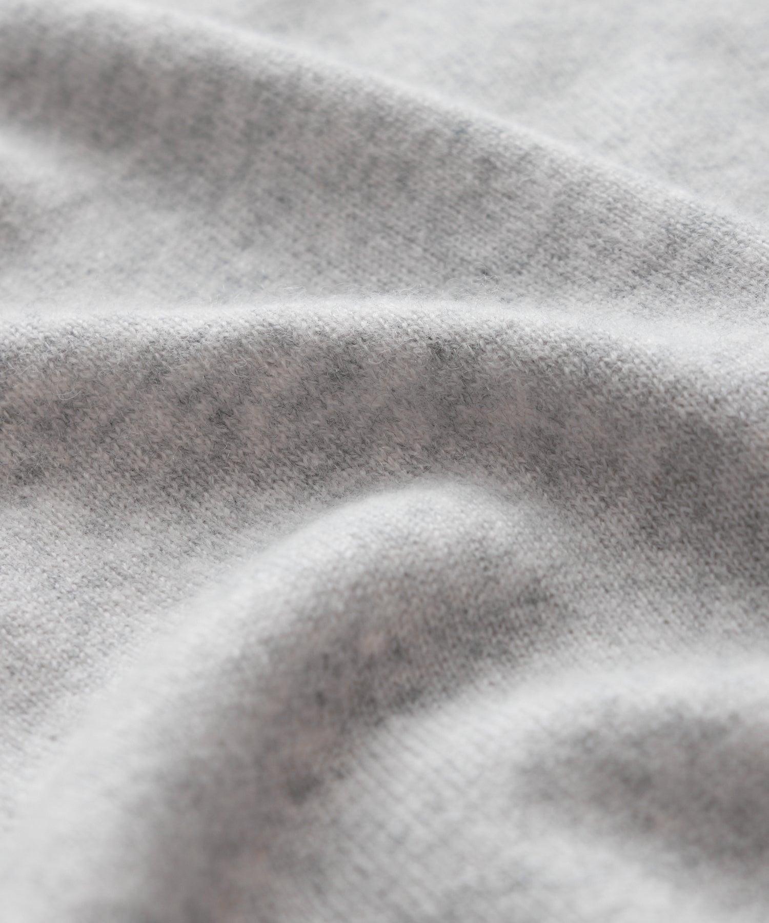 Cashmere Turtleneck in Heather Grey Product Image