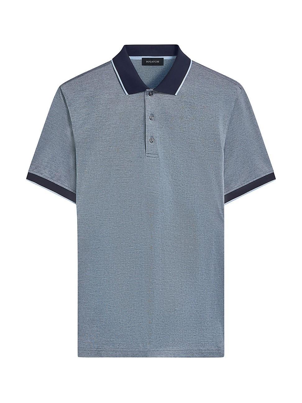 Mens 3-Button Cotton Polo Shirt Product Image