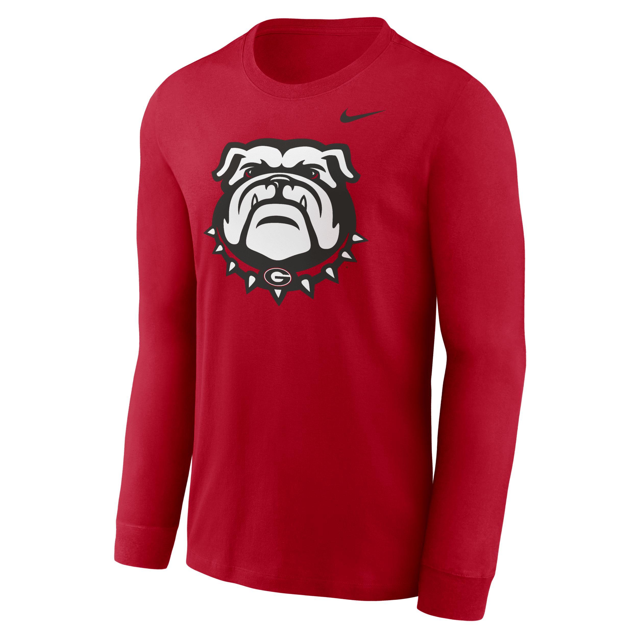 Georgia Bulldogs Alternate Logo Nike Mens College Long-Sleeve T-Shirt Product Image