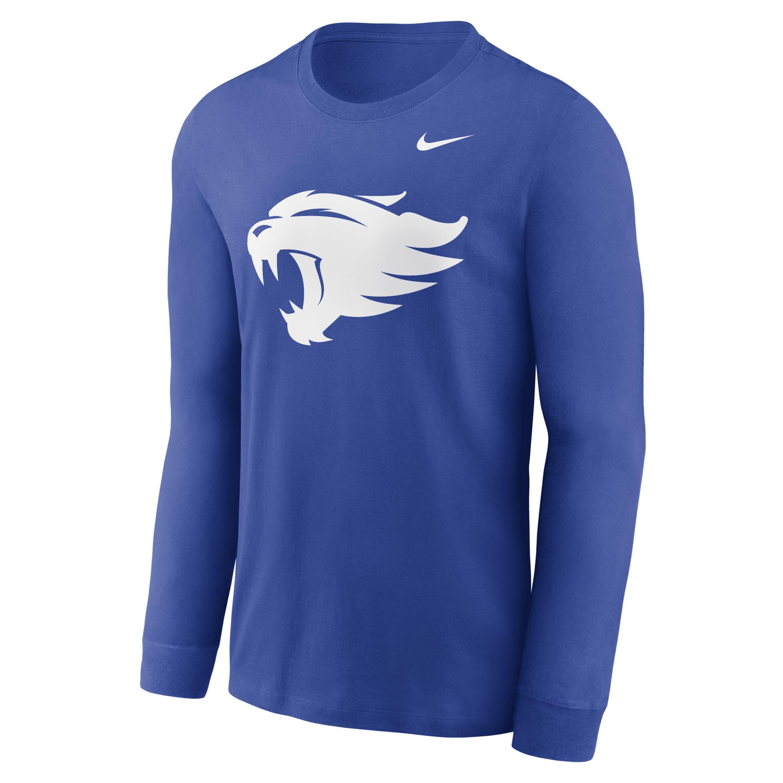 Mens Nike Royal Kentucky Wildcats Alternate Logo Long Sleeve T-Shirt Product Image