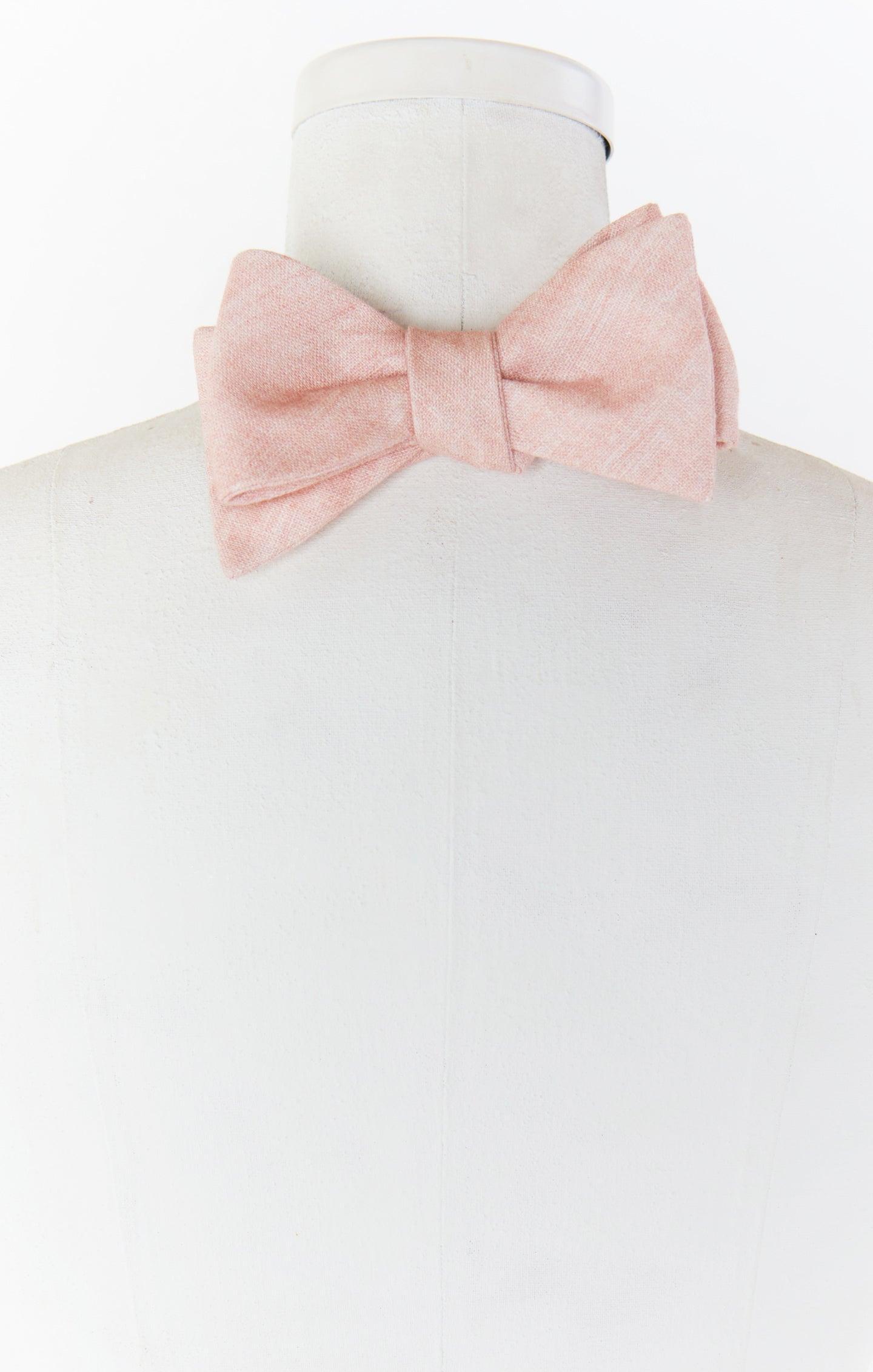 Josh Bow Tie ~ Dusty Blush Linen Product Image