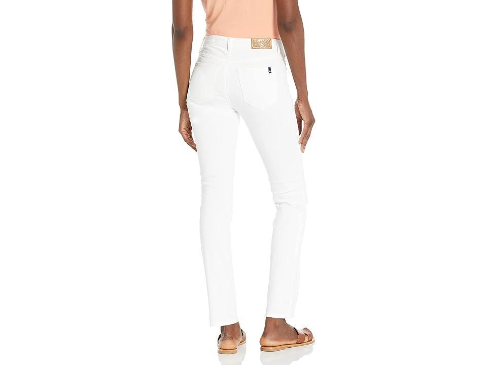 Buffalo David Bitton Carrie Mid-Rise Slim Rinse (White Rinse) Women's Jeans Product Image