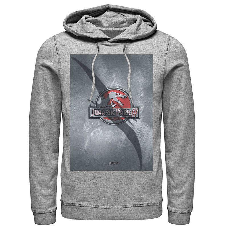 Mens Jurassic Park 3 Movie Poster Pterodactyl Hoodie Blue Product Image