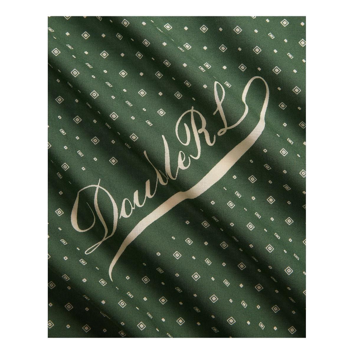 Logo Cotton Bandanna Faded Green Cream Product Image