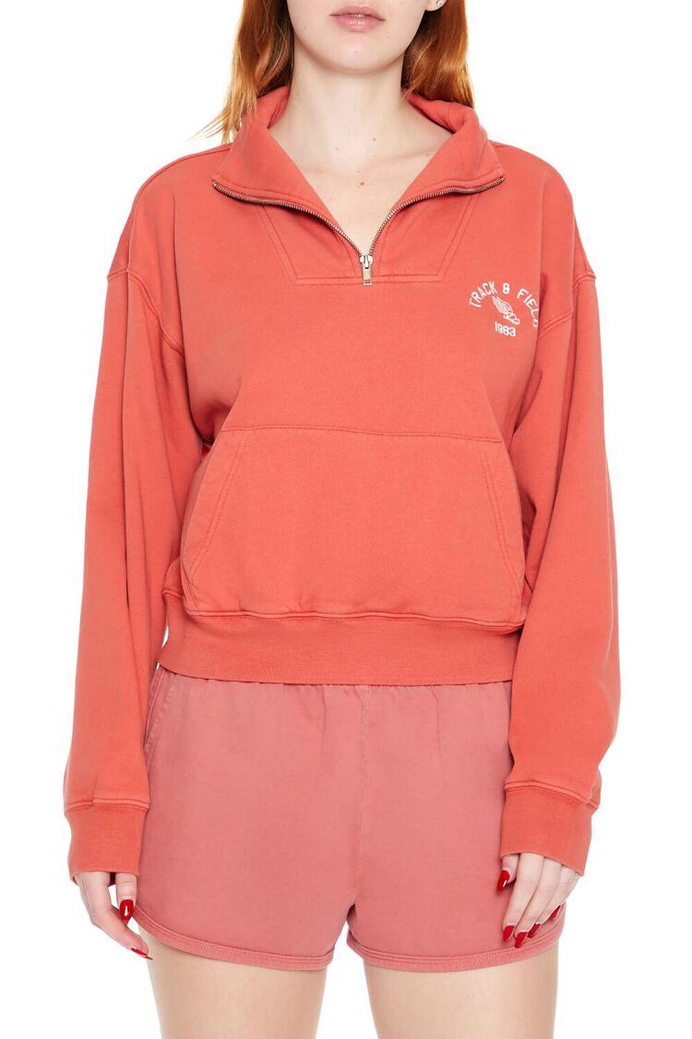 Track & Field Half-Zip Pullover | Forever 21 Product Image