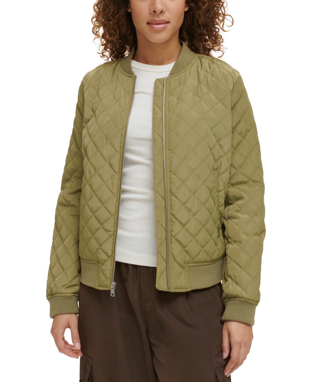 Womens Levis Diamond Quilted Bomber Jacket Product Image