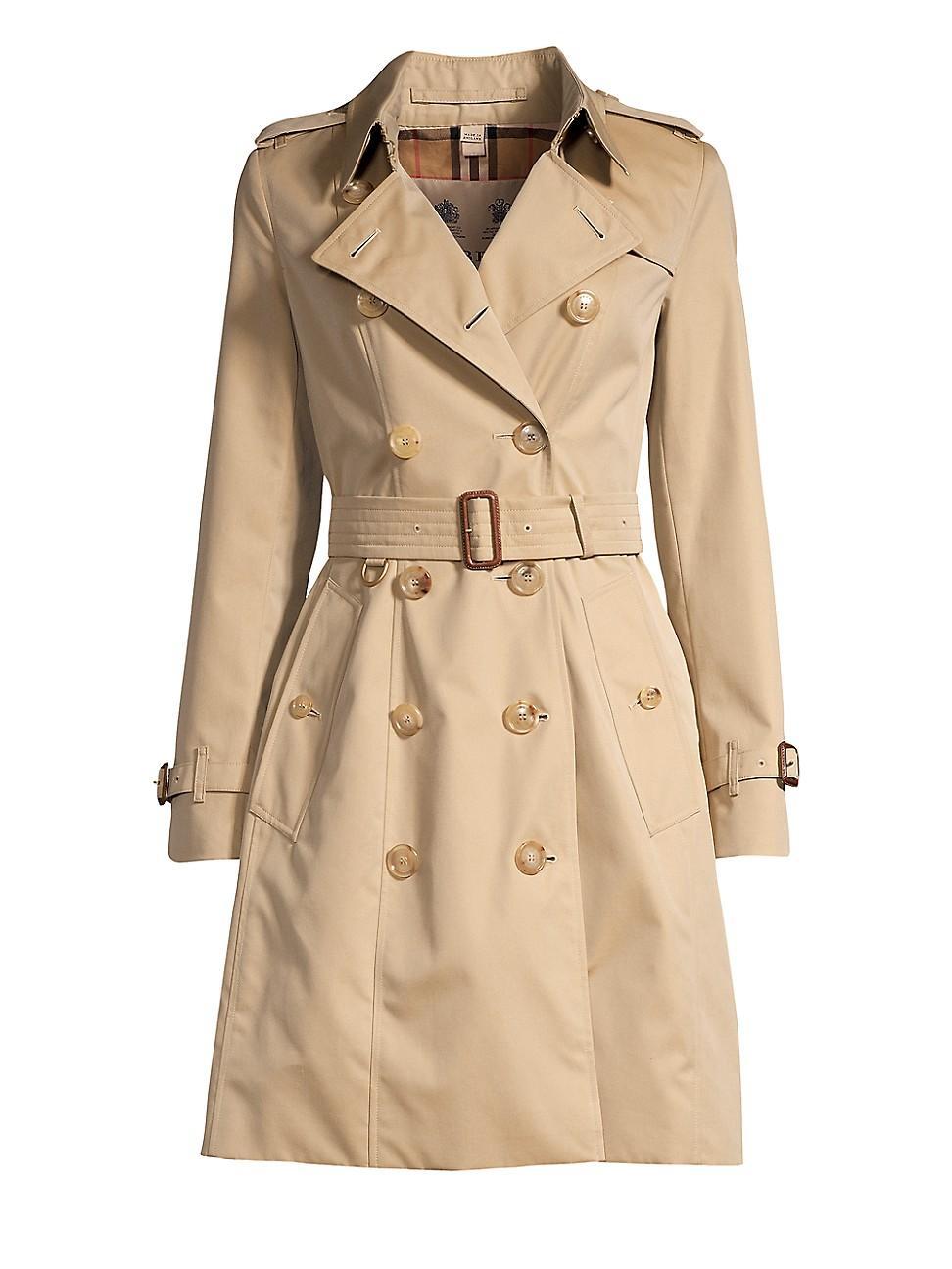 Womens Chelsea Belted Double-Breasted Coat Product Image